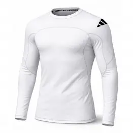 Rashguard manga larga adidas (BLANCO)