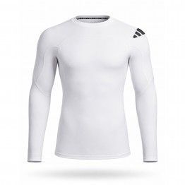 Rashguard manga larga adidas (BLANCO)