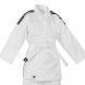 Judogi adidas training J500 blanco (b/negras)