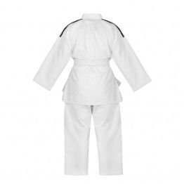 Judogi adidas training J500 blanco (b/negras)