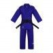 Judogi adidas contest J650 (AZUL) Bandas plateadas