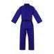 Judogi adidas contest J650 (AZUL) Bandas plateadas