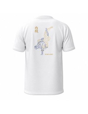 Camiseta mizuno Tee Fuji Judo (Blanco)