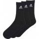 Pack 3 calcetines "altos" adidas negros