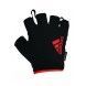 Guante entrenamiento adidas "essential" negro/rojo