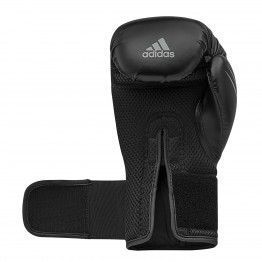 Guantes de boxeo adidas speed tilt 150tg (negro mate/gris)