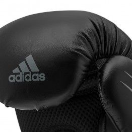 Guantes de boxeo adidas speed tilt 150tg (negro mate/gris)
