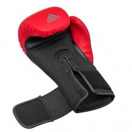 Guantes de boxeo adidas speed tilt 150tg (rojo mate/gris)