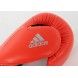 Guante de boxeo adidas speed 100 (rojo solar/plateado)