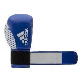 Guante de competición kick boxing adidas wako (azul/blanco)