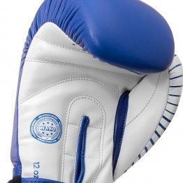 Guante de competición kick boxing adidas wako (azul/blanco)