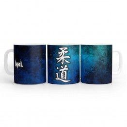 Taza blanca kanji