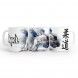 Taza blanca figura judo
