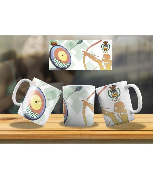 REF: 2 TAZA TIRO CON ARCO