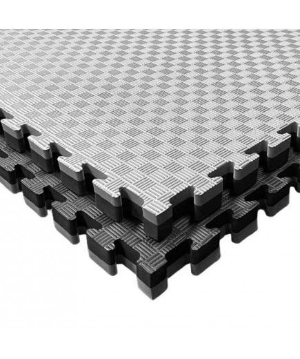 TATAMI PUZZLE DE EVA 1x1x0.04m (NEGRO/GRIS)